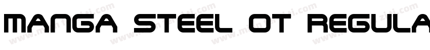 Manga Steel OT Regular字体转换